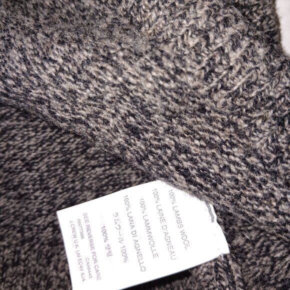 J.CREW MEN'S SLIM FIT LAMBS WOOL MARLED V-NECK SWEATER - Picture 9 of 11